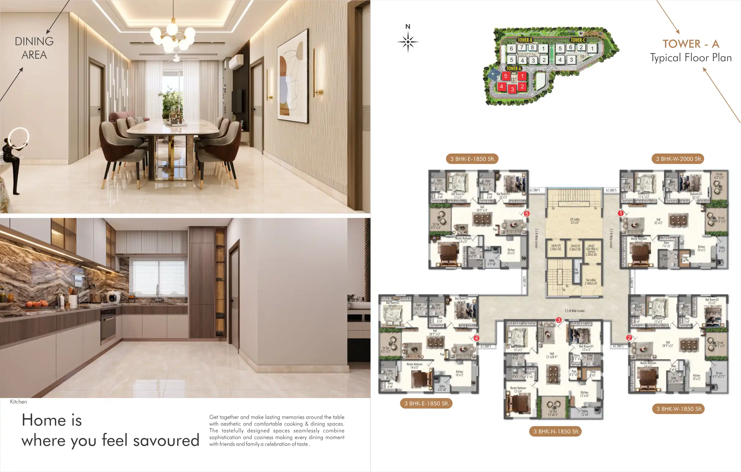 G M R Enclave Floor Plans & Layout