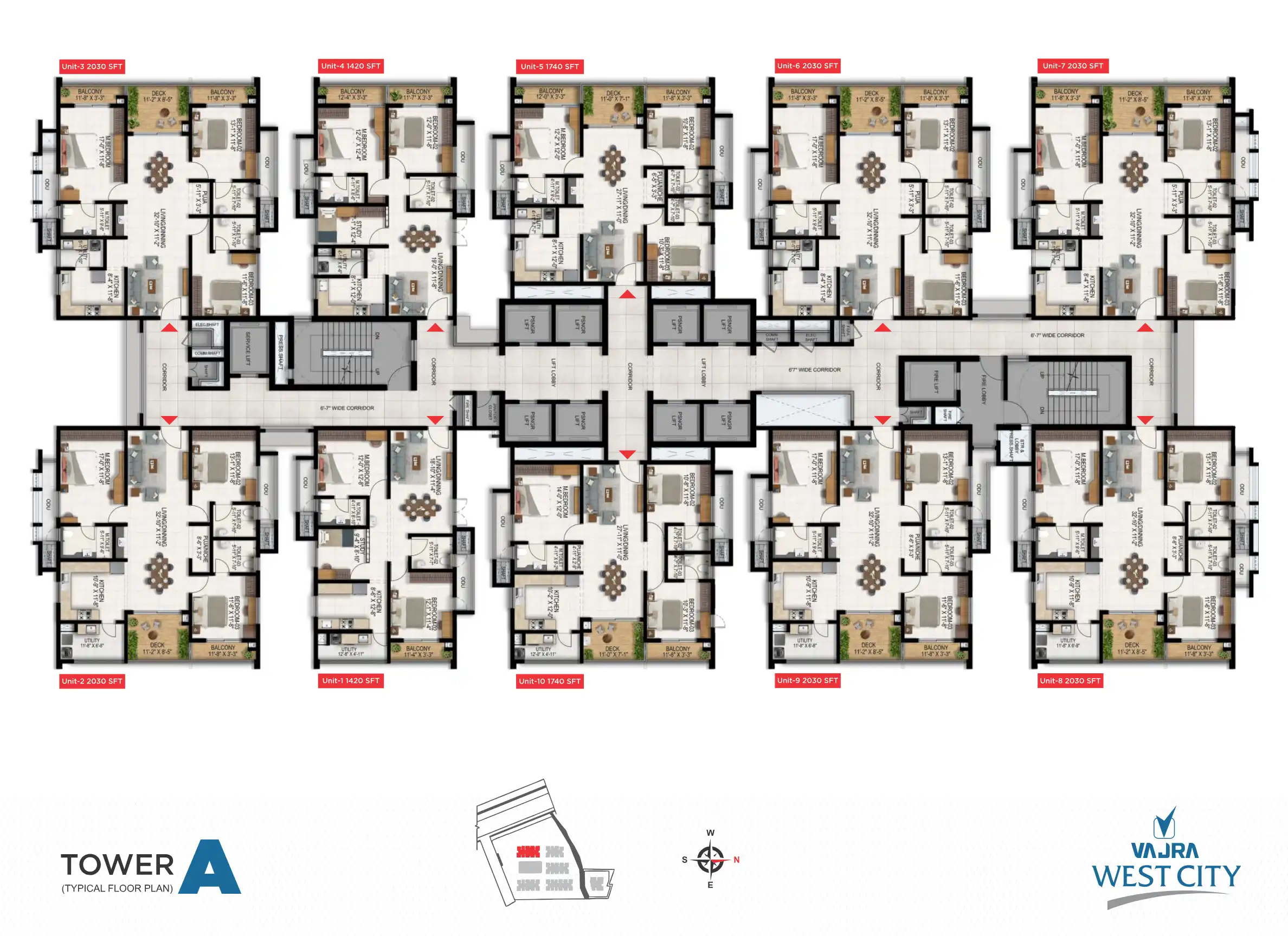 Kea Vajra City Floor Plans & Layout