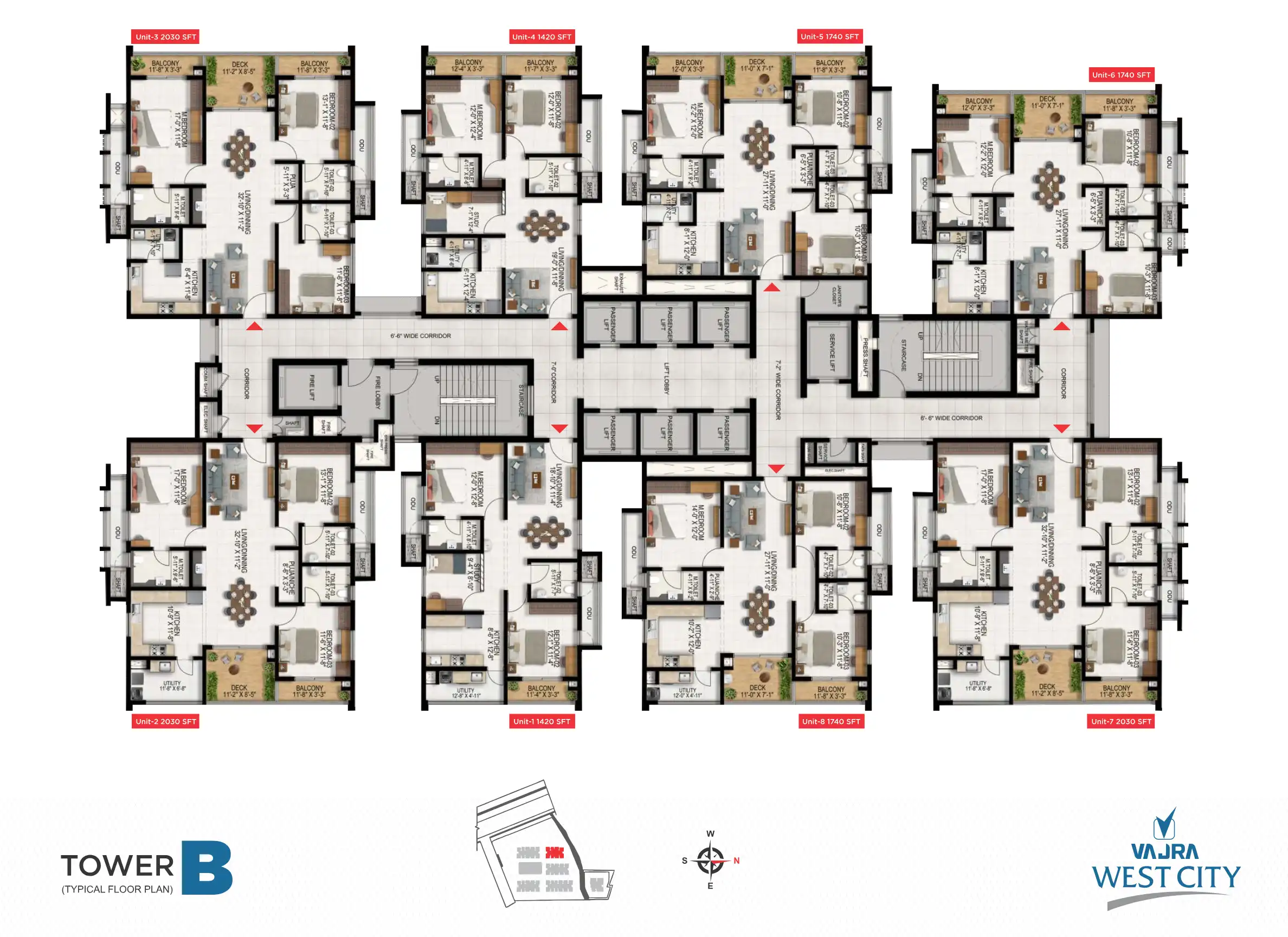 Kea Vajra City Floor Plans & Layout