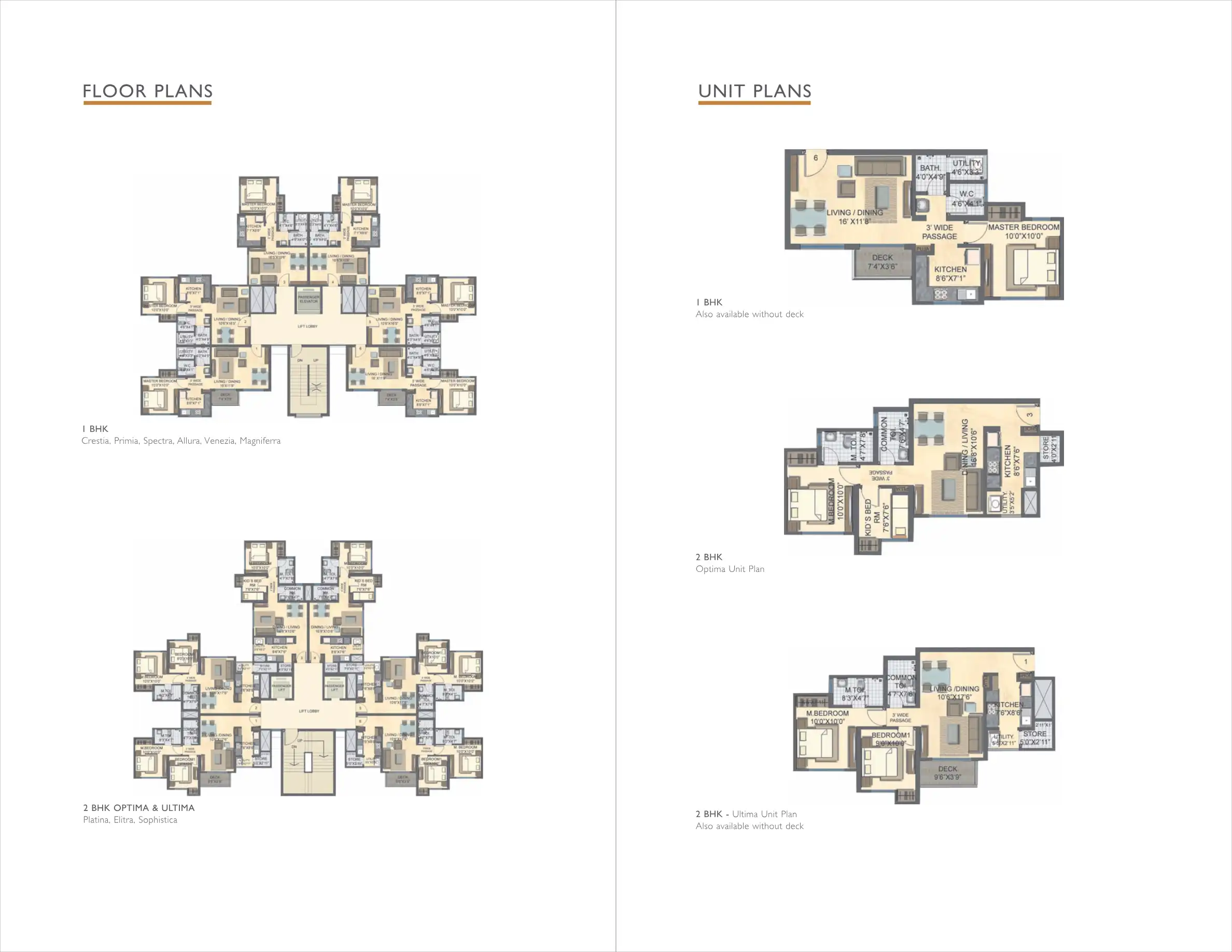 Casa Bella Floor Plans & Layout