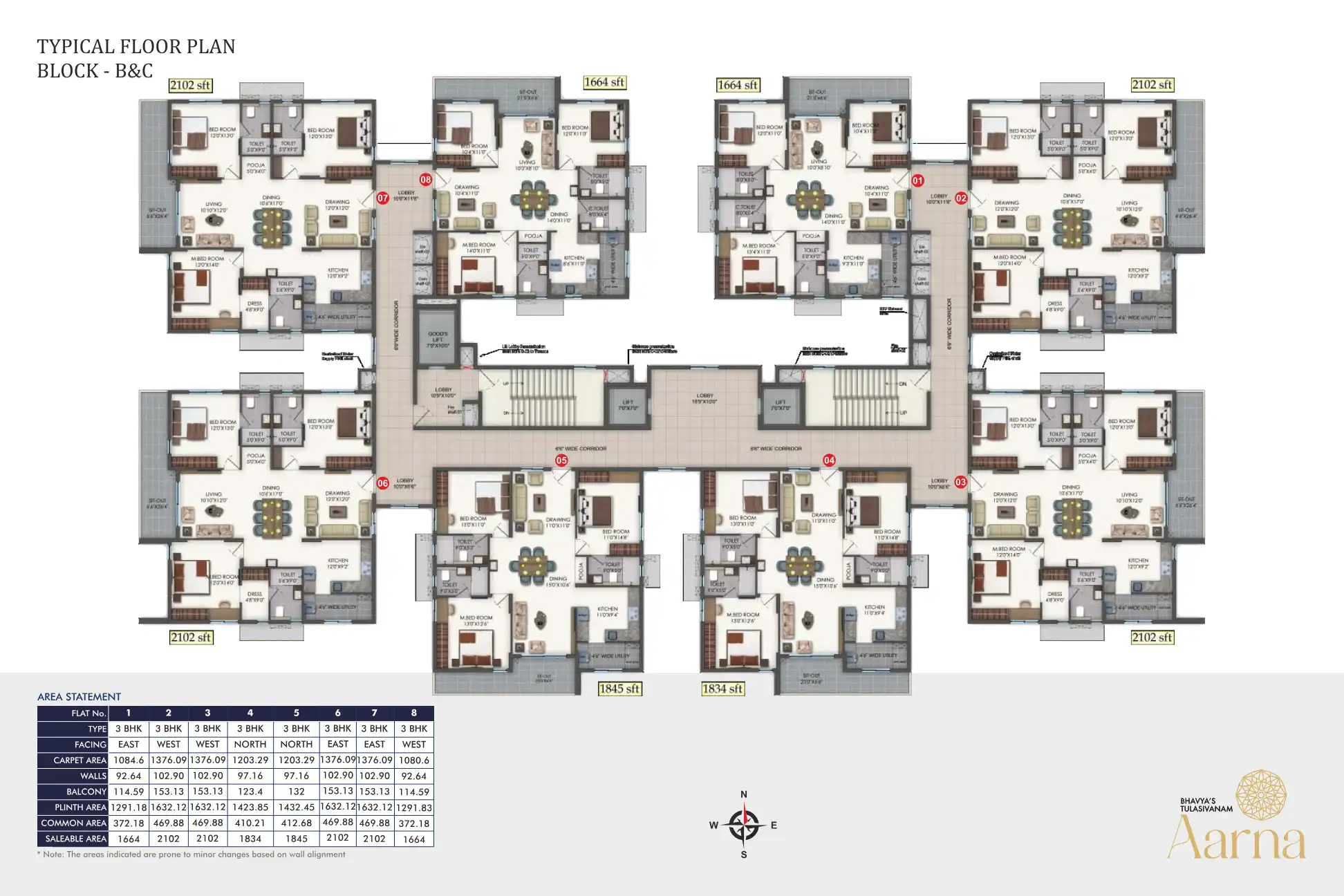 Aarna Floor Plans & Layout