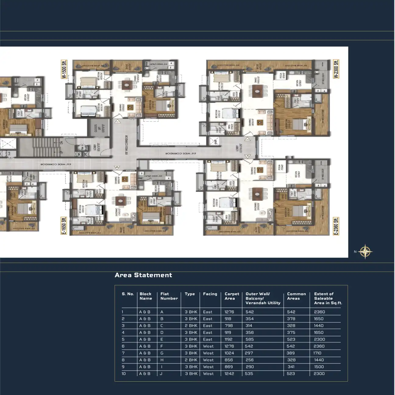 Jain Fairmount The Arc Floor Plans & Layout
