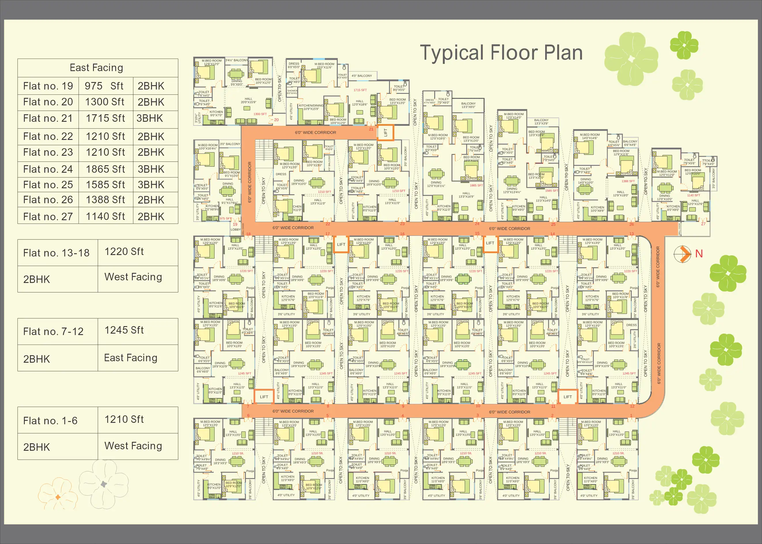 Nikhil Constructions Floor Plans & Layout