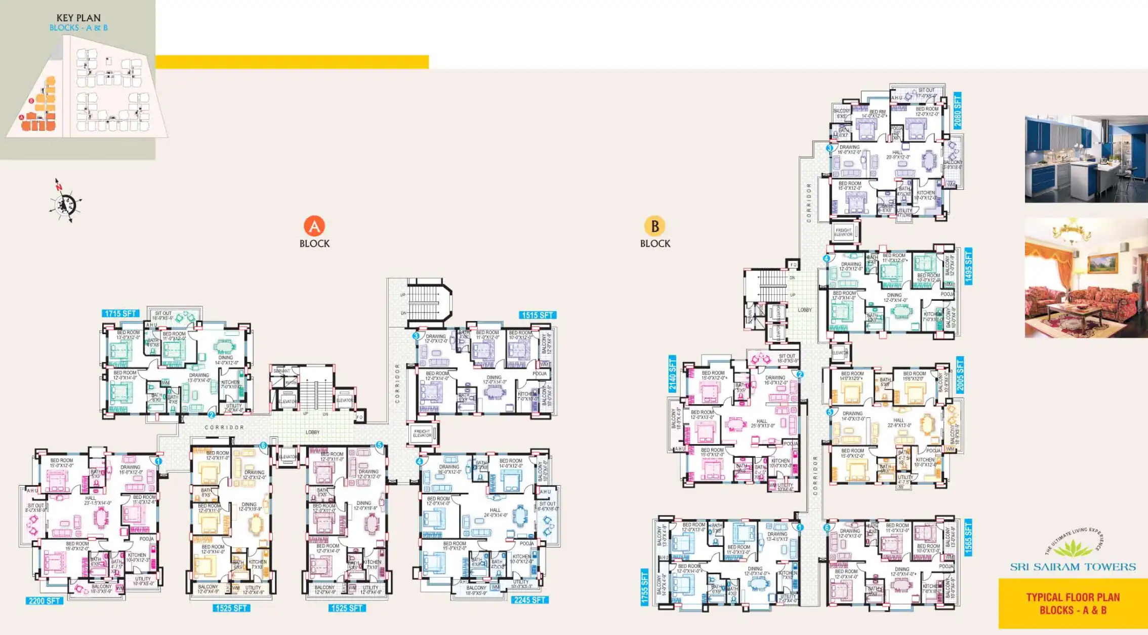 Sai Sri Dream Homes Floor Plans & Layout
