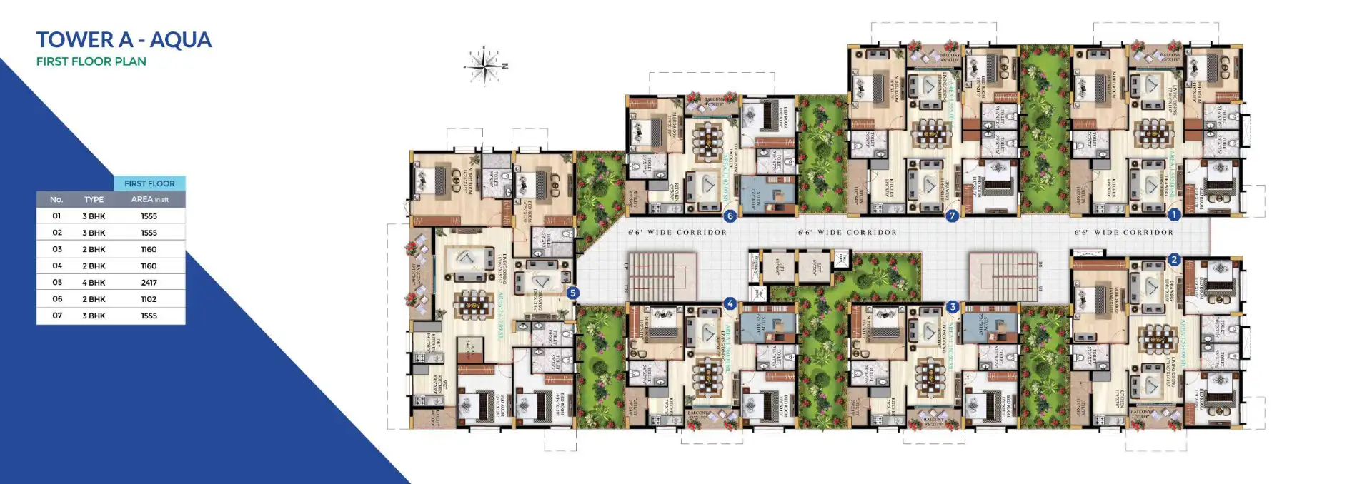 Vaishnavi Square Floor Plans & Layout