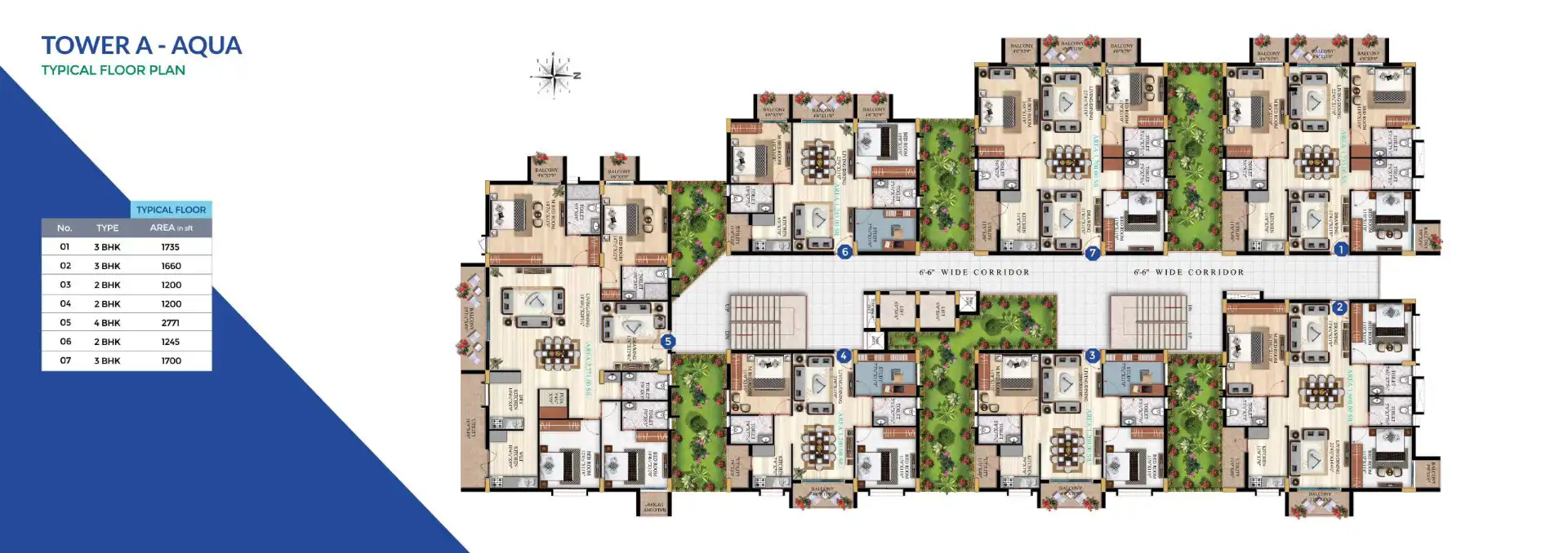 Vaishnavi Square Floor Plans & Layout