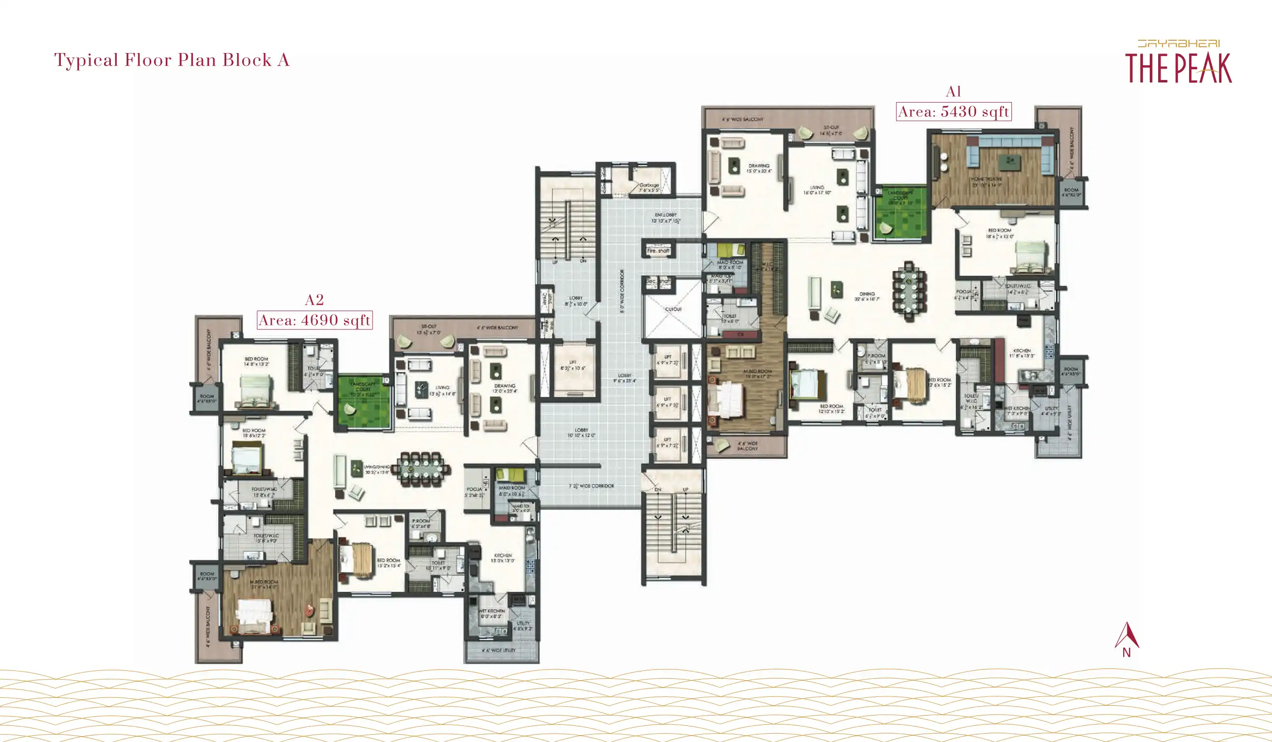 Jayabheri Phase IV Floor Plans & Layout
