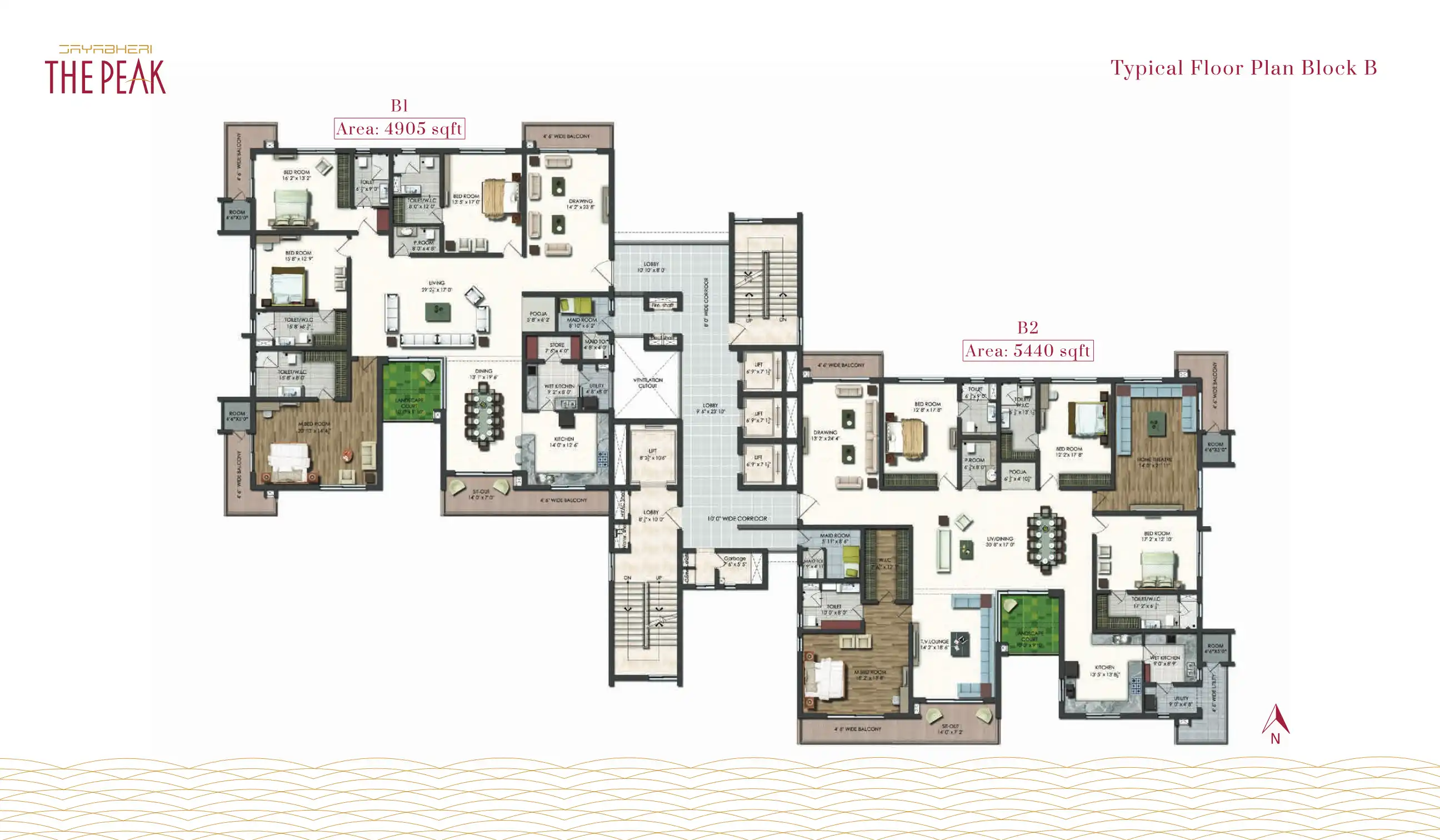 Jayabheri Phase IV Floor Plans & Layout