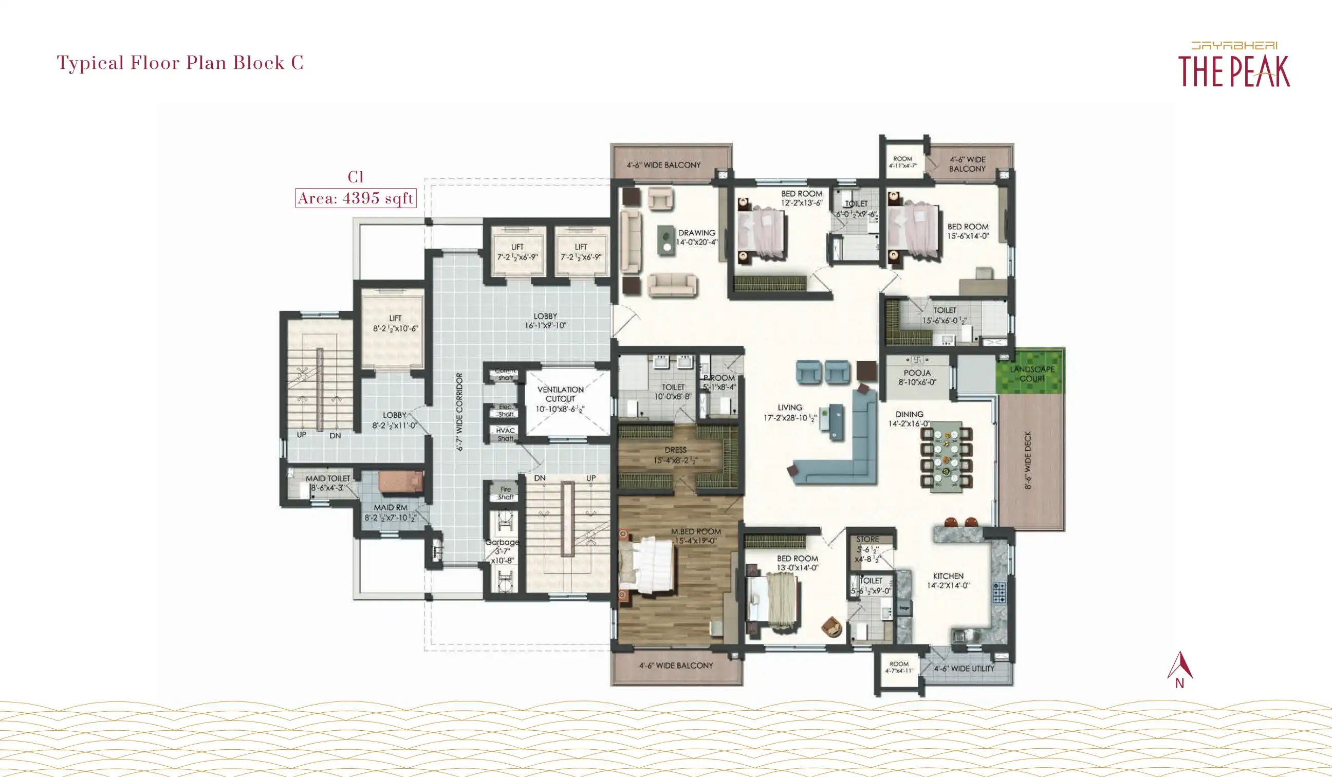 Jayabheri Phase IV Floor Plans & Layout