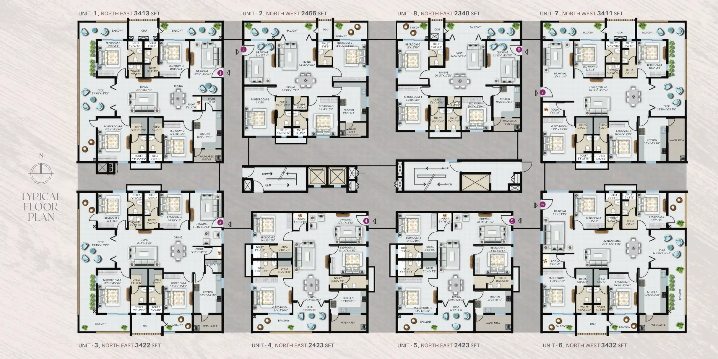 Orange Acacia Floor Plans & Layout