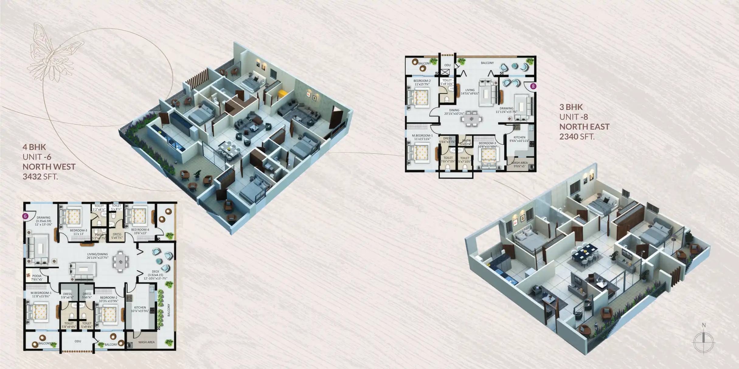 Orange Acacia Floor Plans & Layout