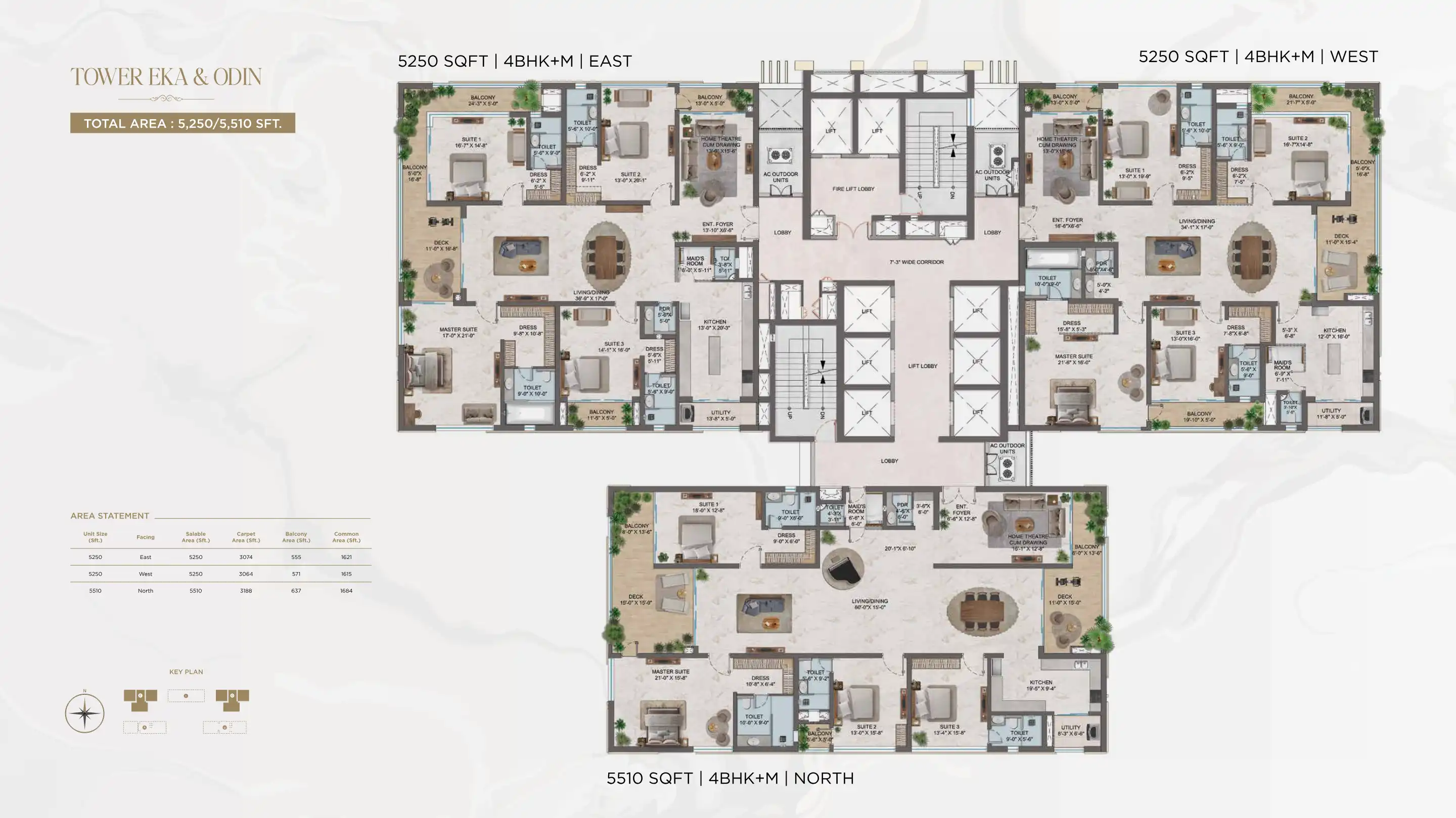 One by Msn Floor Plans & Layout
