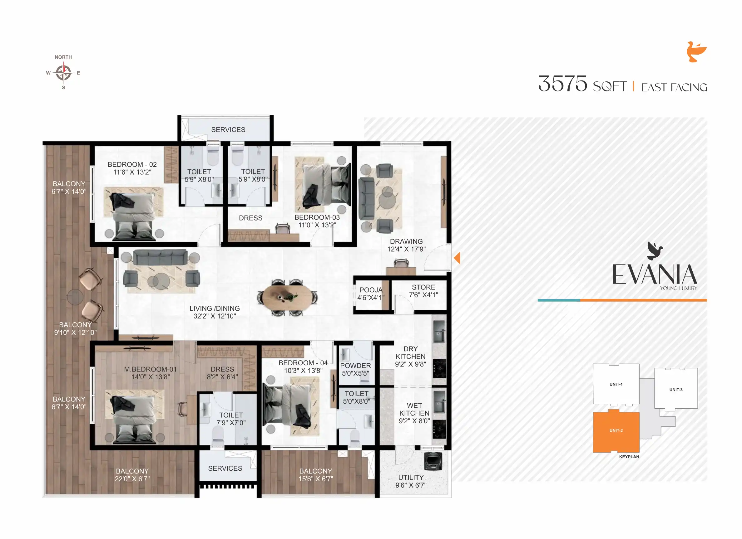 Evania Floor Plans & Layout