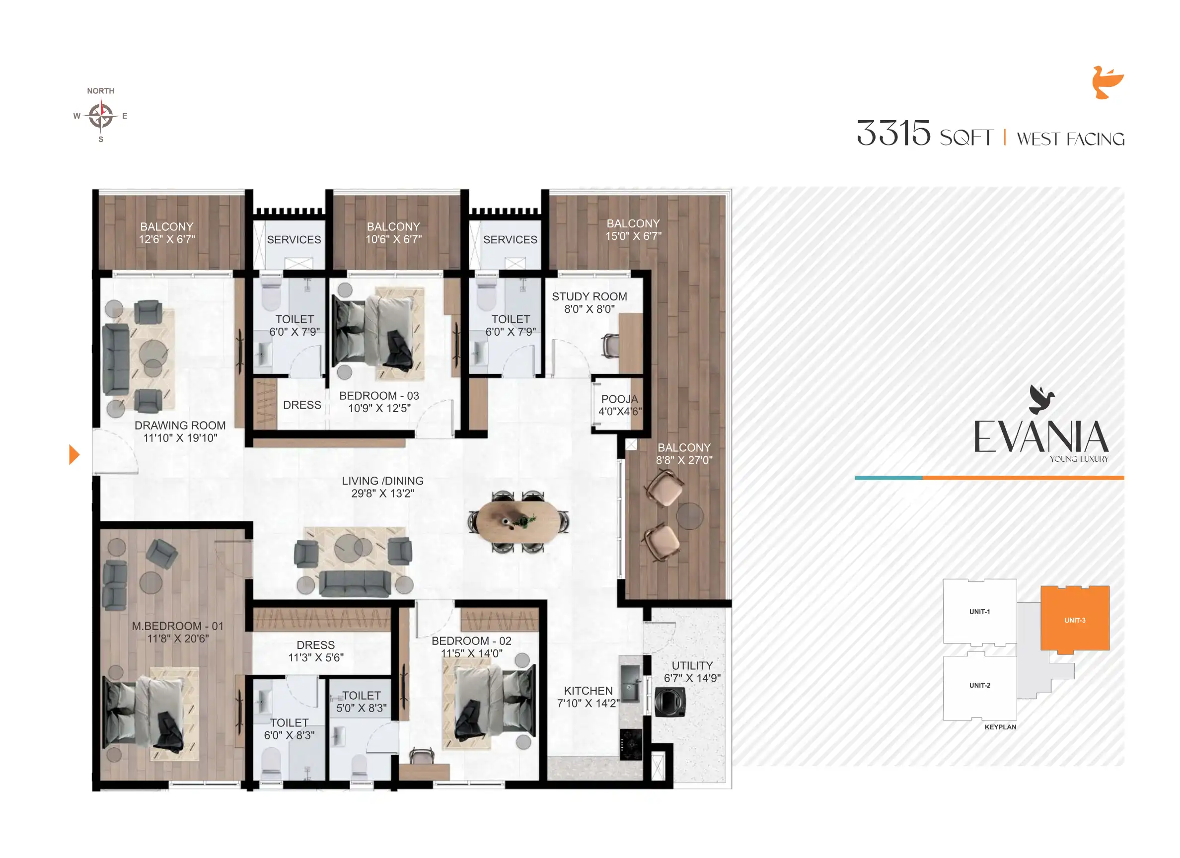Evania Floor Plans & Layout