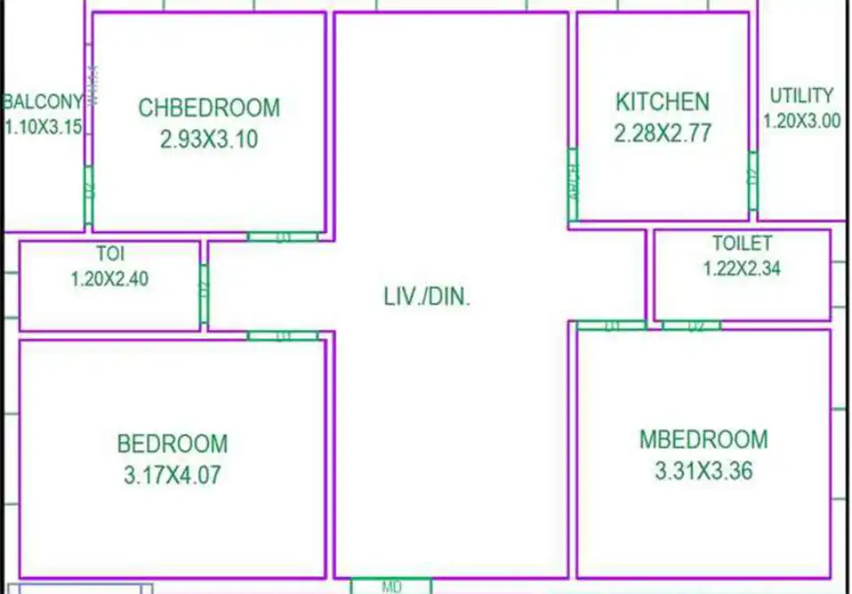 Gokulam Enclave Floor Plans & Layout