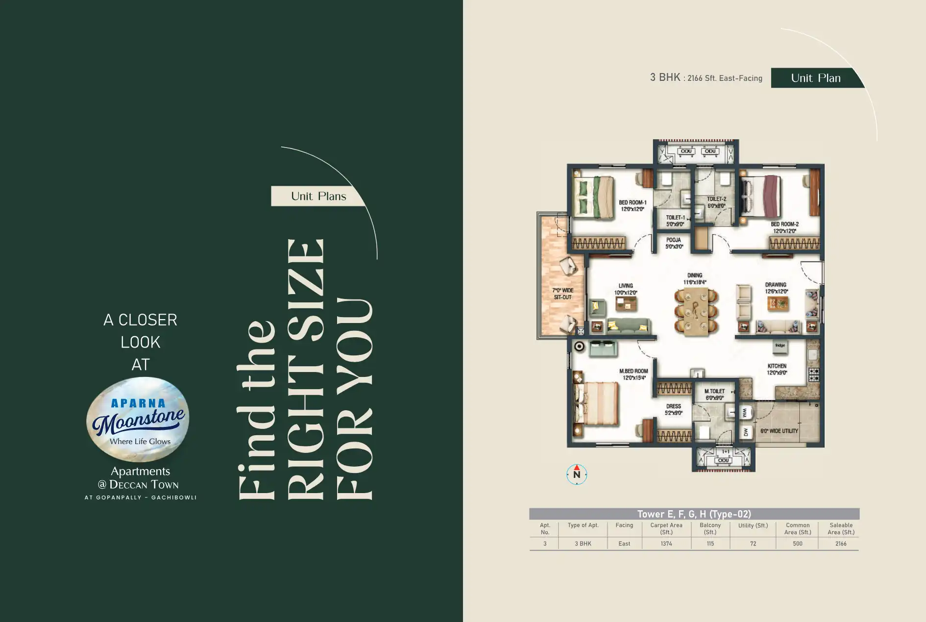 Aparna Moonstone Floor Plans & Layout