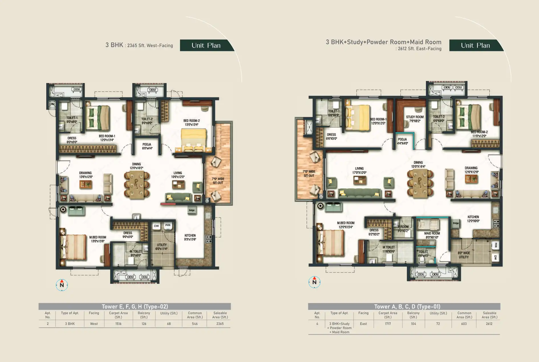 Aparna Moonstone Floor Plans & Layout