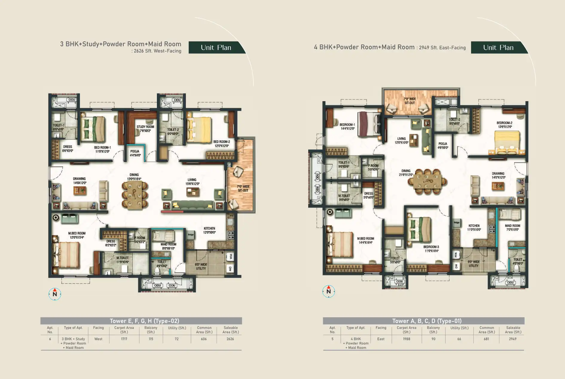 Aparna Moonstone Floor Plans & Layout