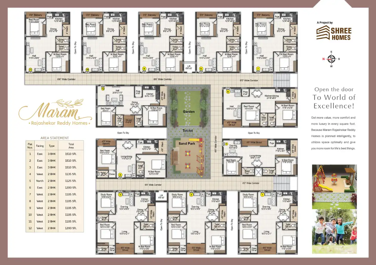 Maram Nest Floor Plans & Layout