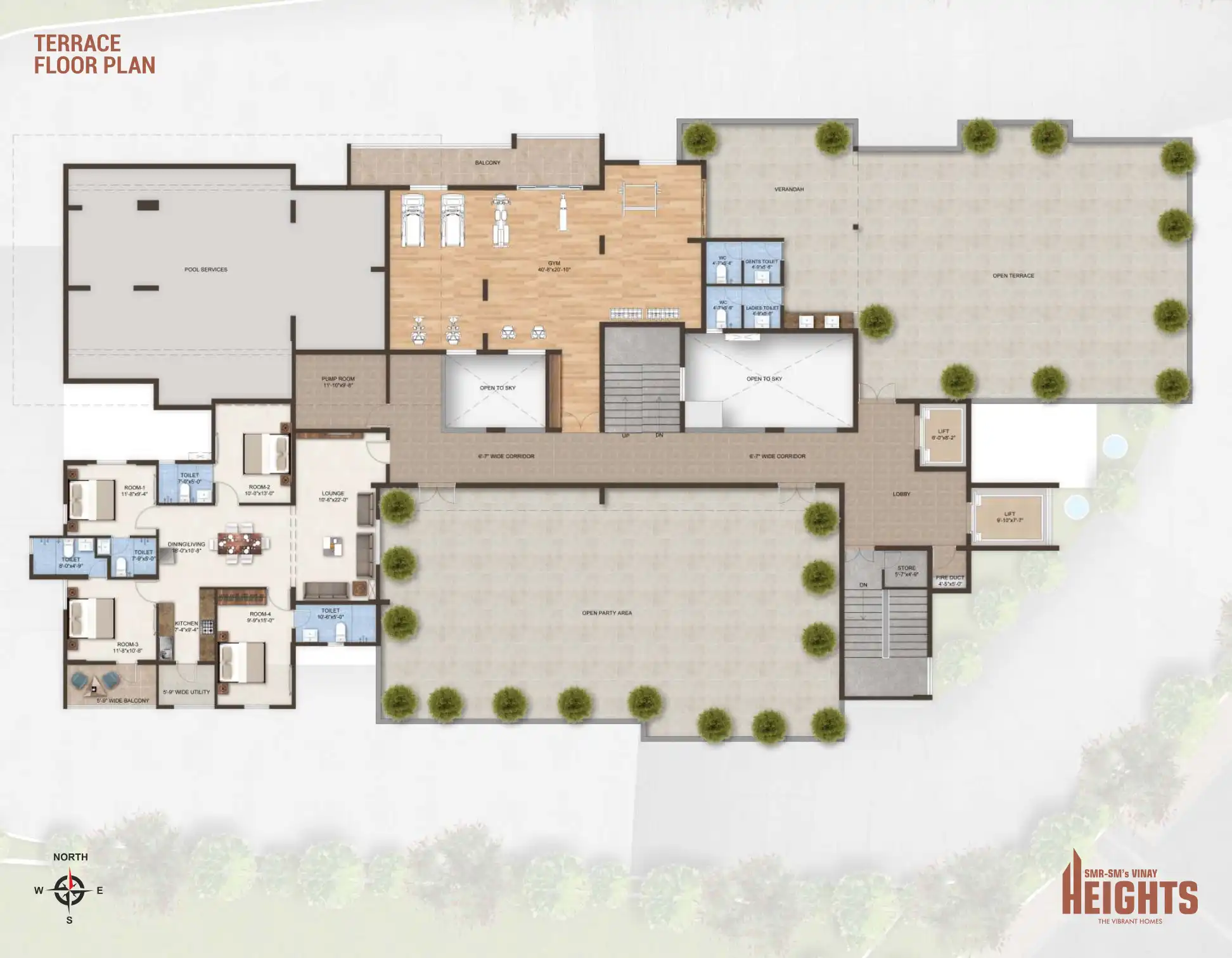 S M R Heights Floor Plans & Layout