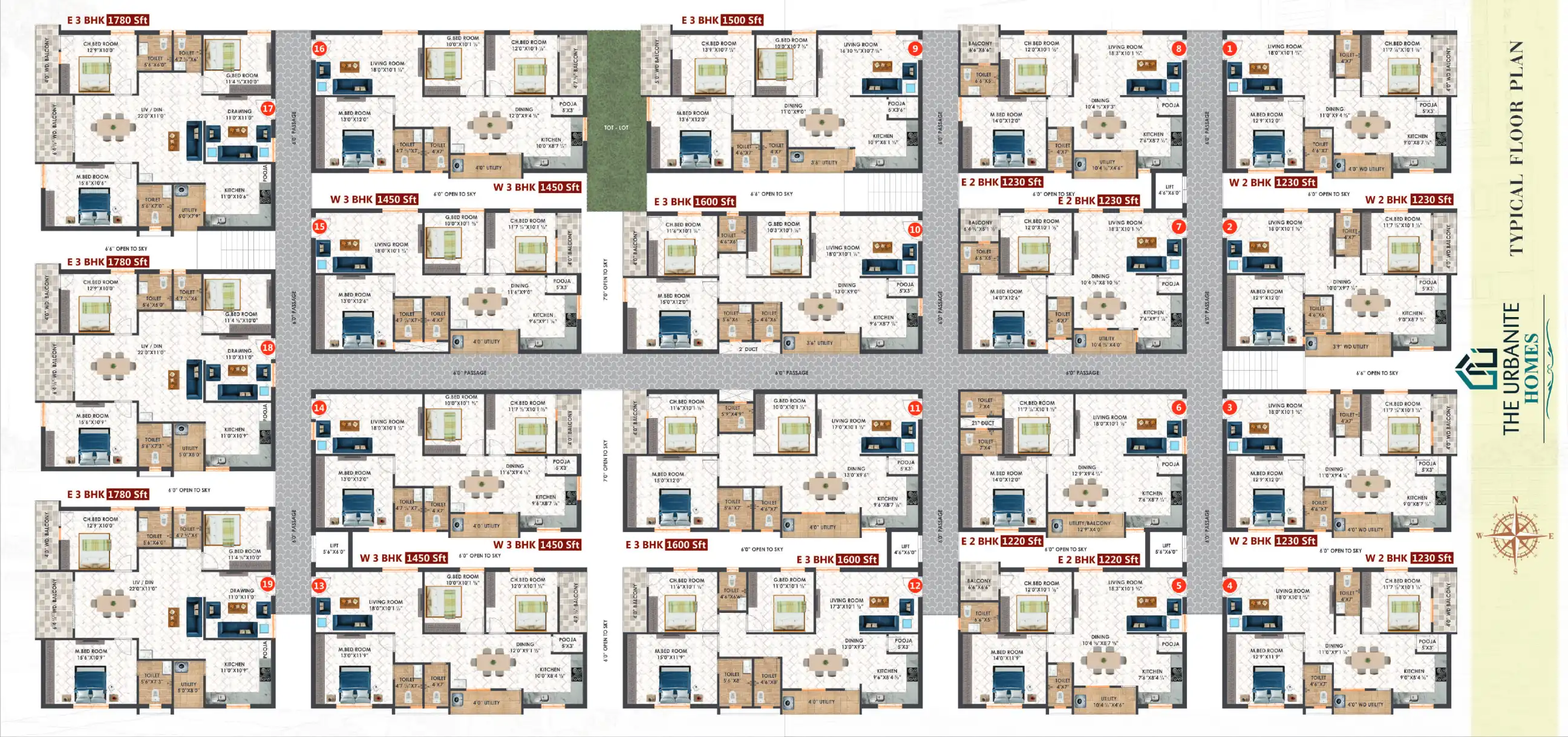 The Urbanite Homes Floor Plans & Layout