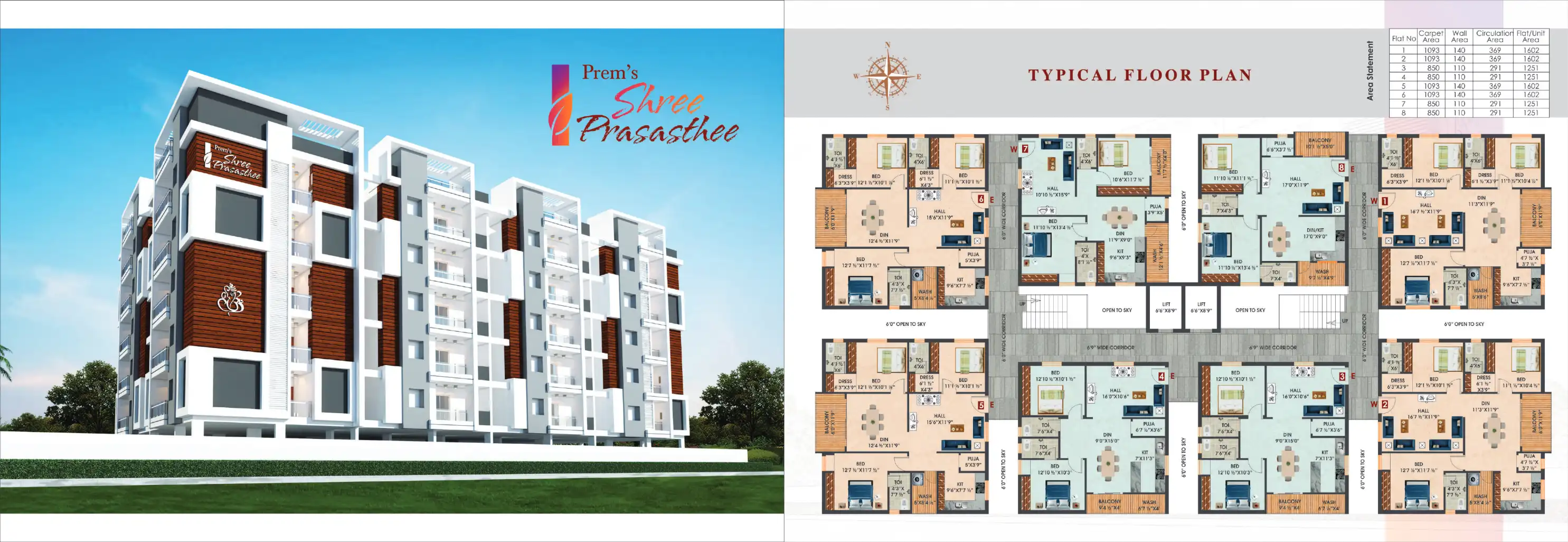 Prems Shree Prasasthee Floor Plans & Layout
