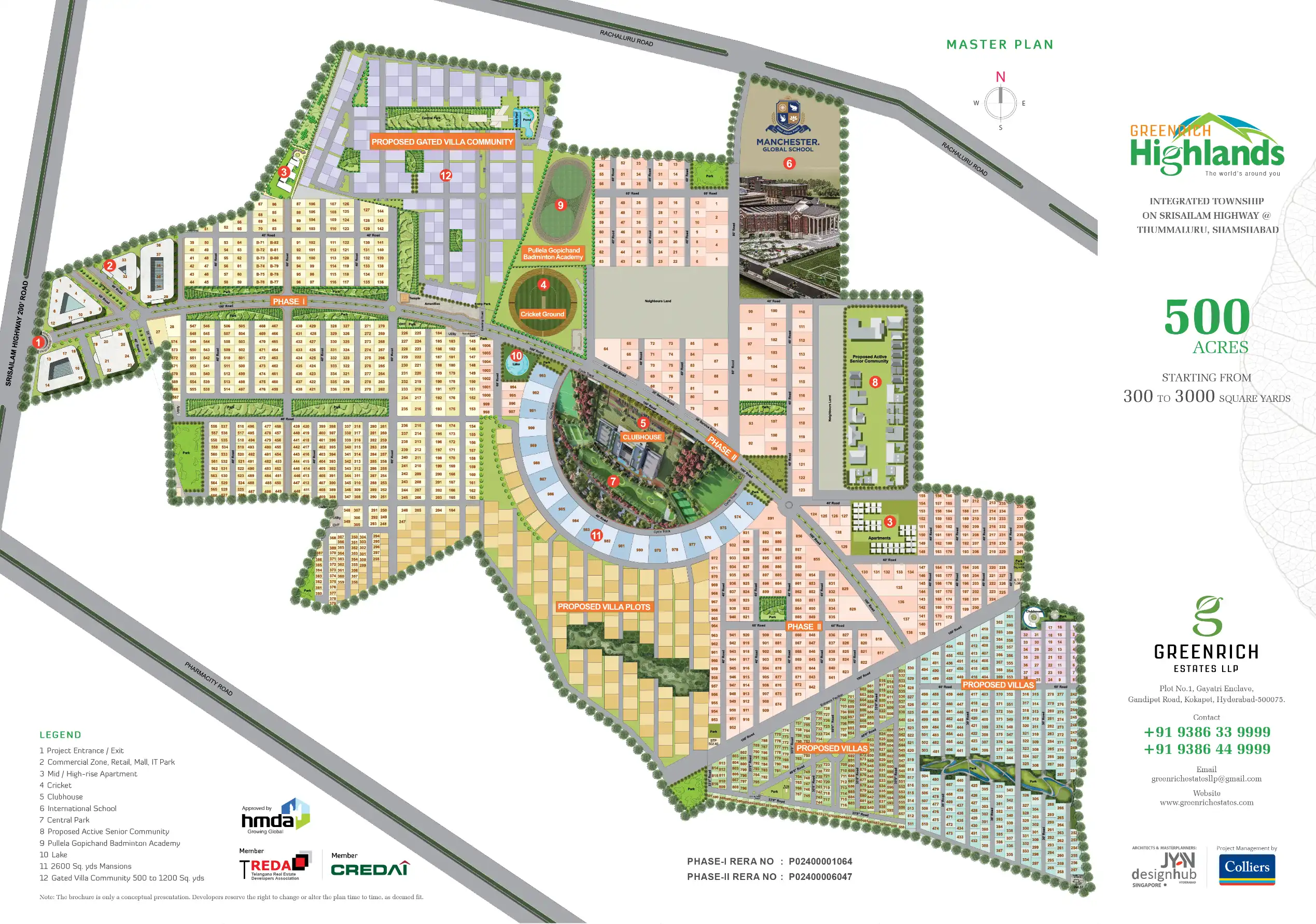Gayathri Enclave Floor Plans & Layout