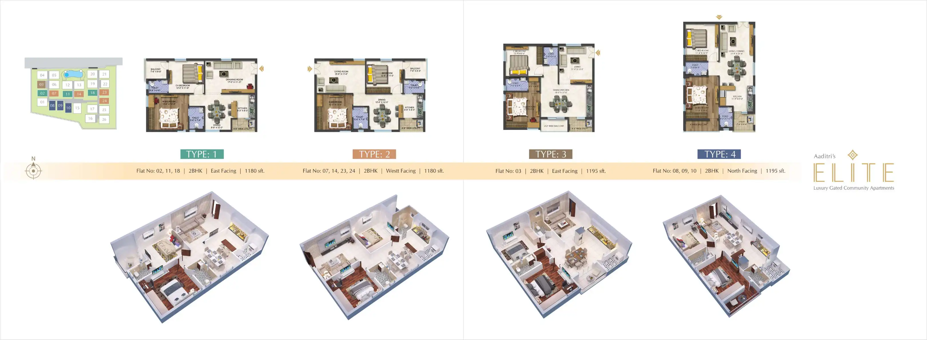 Gayathri Elite Floor Plans & Layout