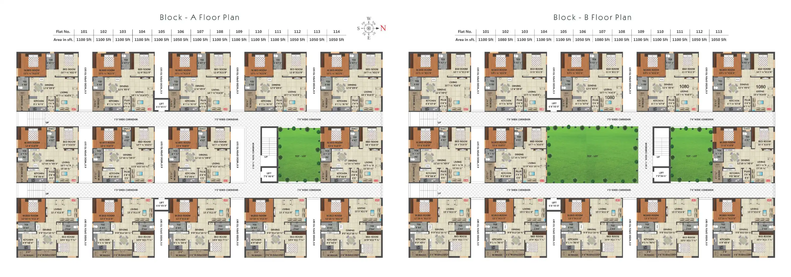Ayyappa Homes Floor Plans & Layout