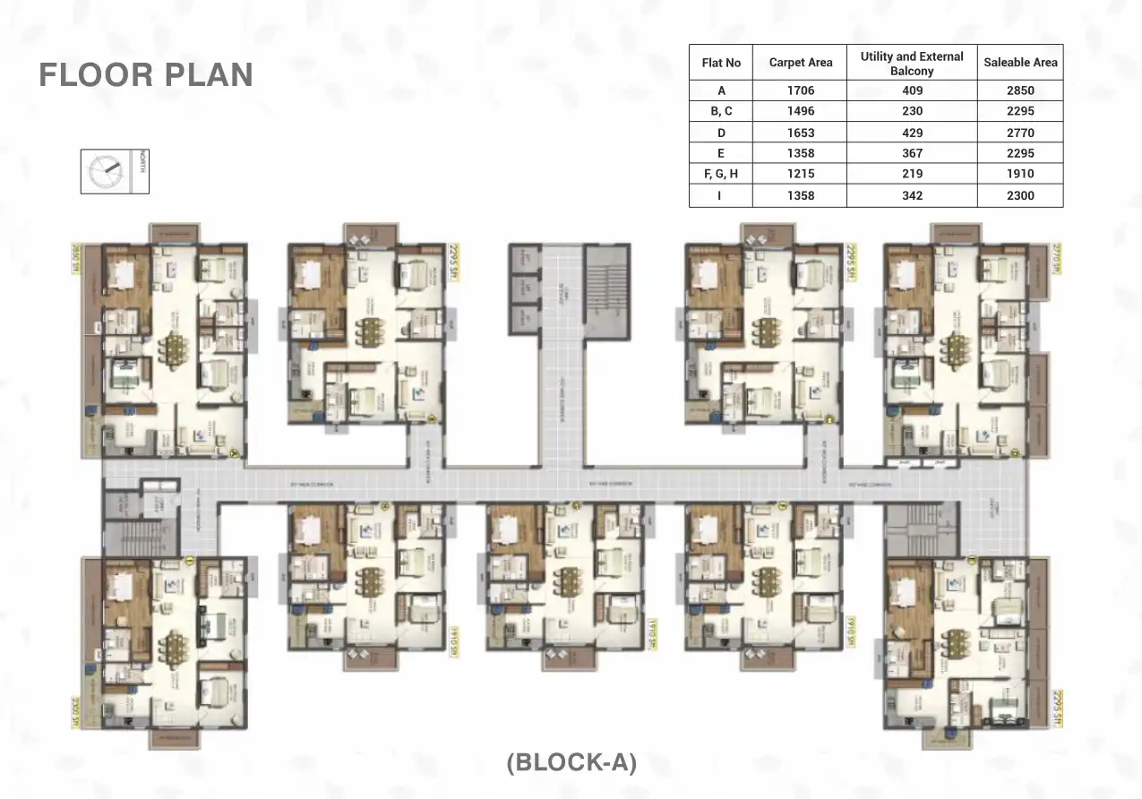 Shri Ram Apartments Floor Plans & Layout