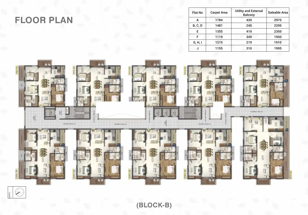 Shri Ram Apartments Floor Plans & Layout