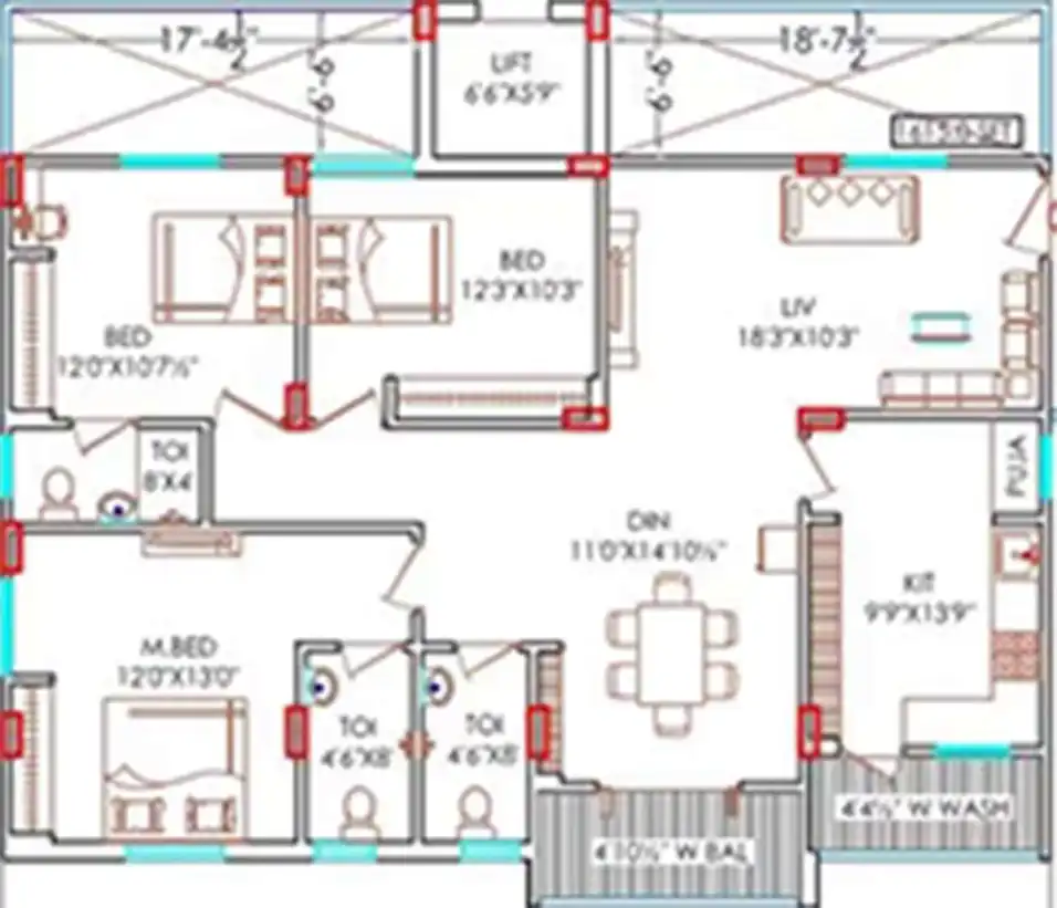 Sreevari Pride Floor Plans & Layout