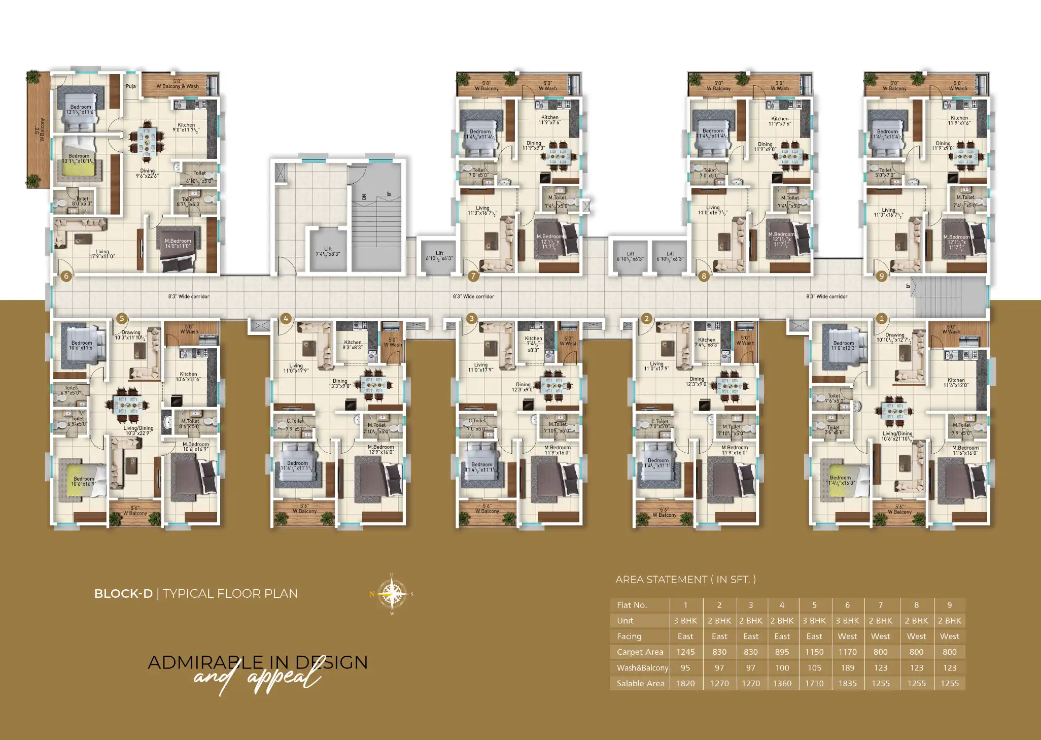 HI Tension Road Apartment Floor Plans & Layout
