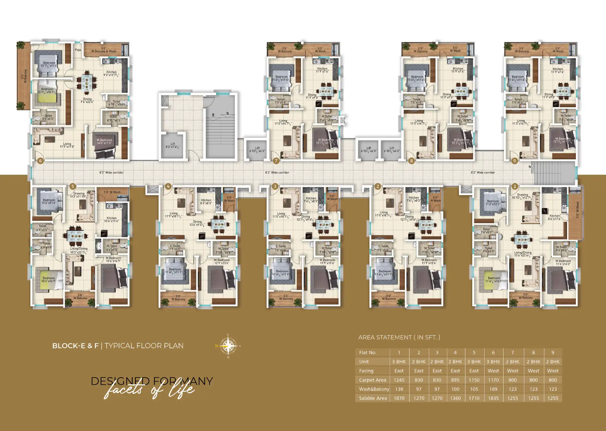 HI Tension Road Apartment Floor Plans & Layout