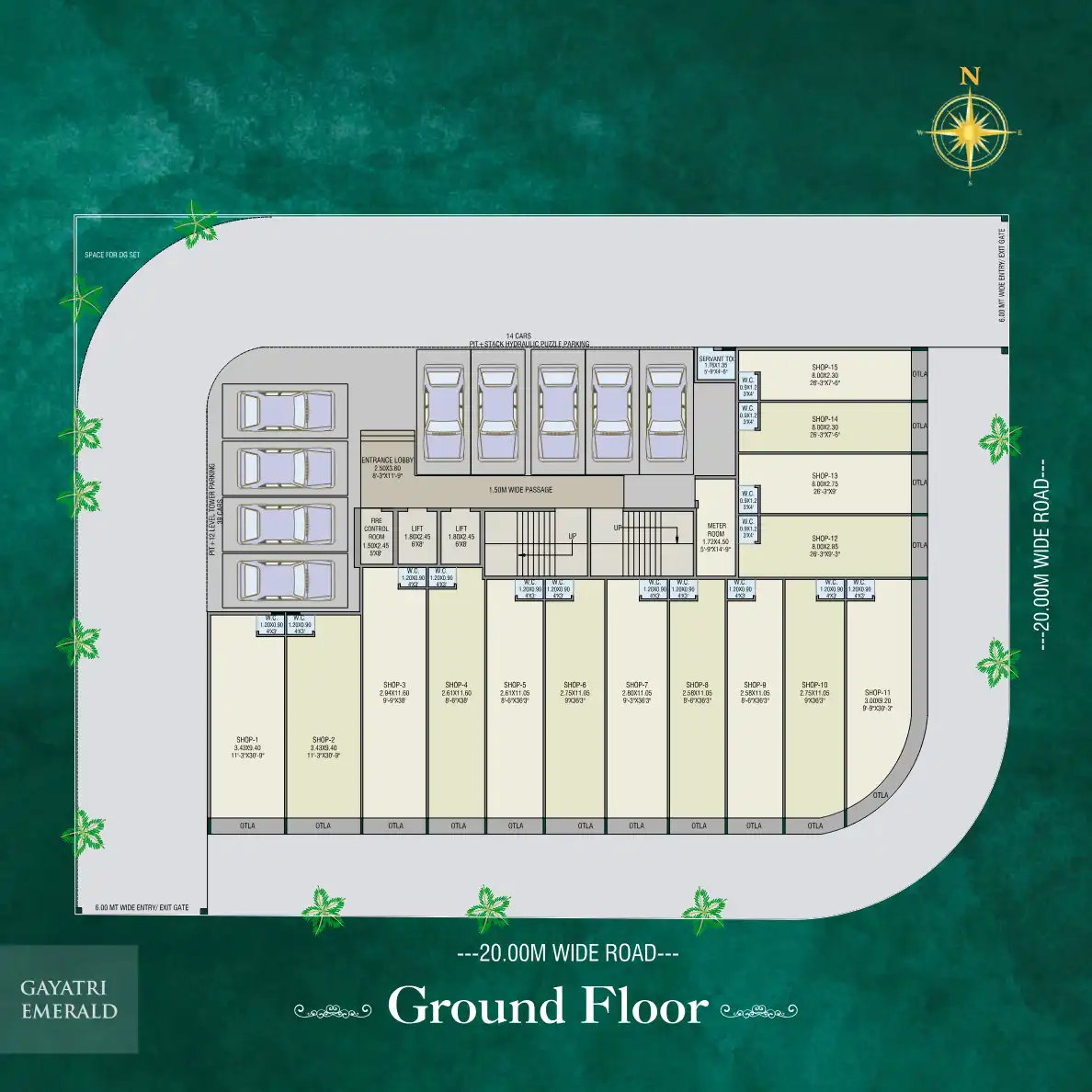 Gayatri Emerald Floor Plans & Layout