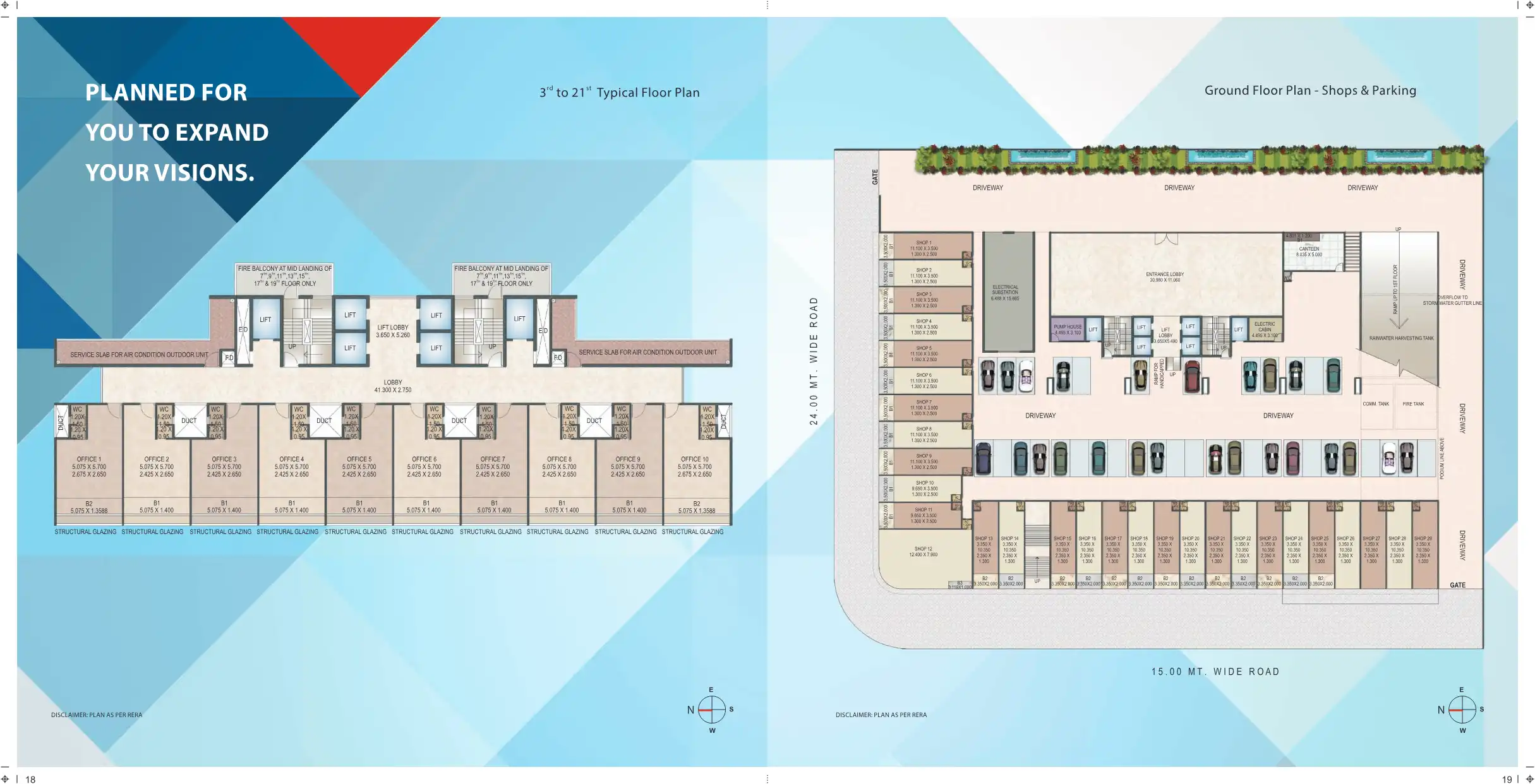 Kamdhenu Commerz Floor Plans & Layout