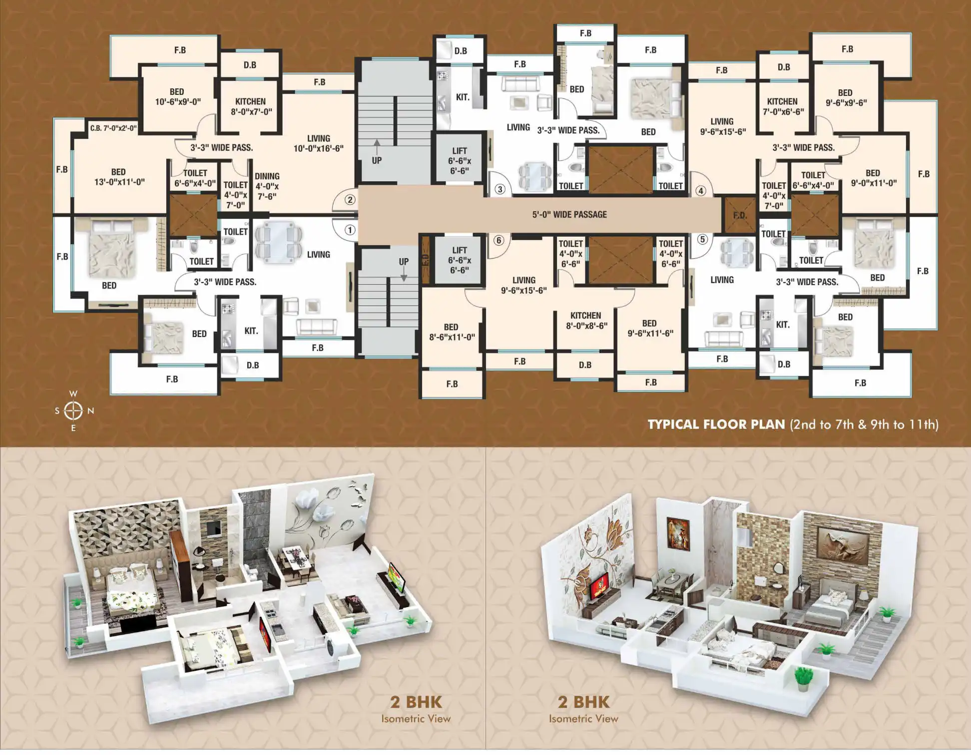 Sheth Supreme Floor Plans & Layout