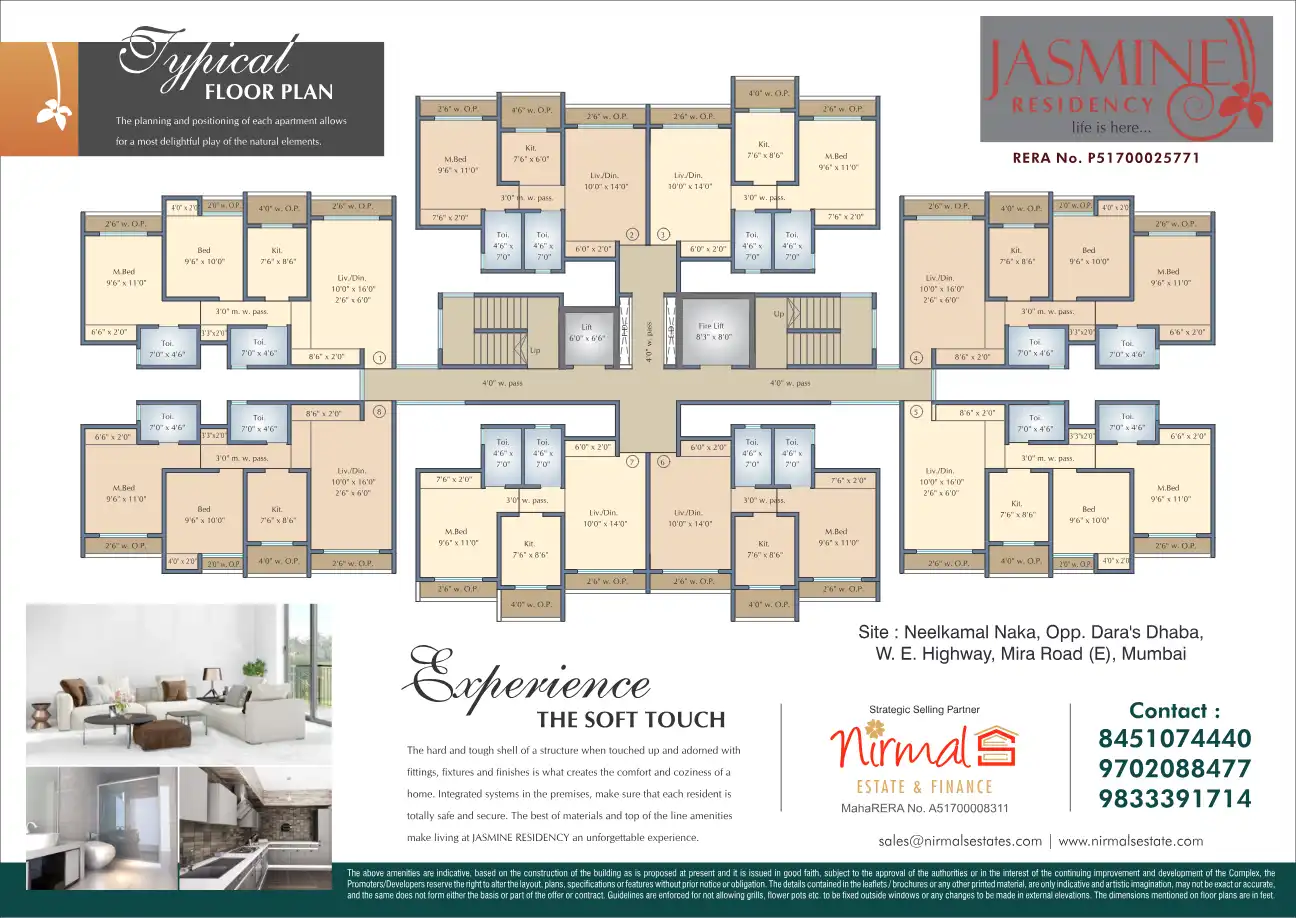Jasmine Residency Floor Plans & Layout