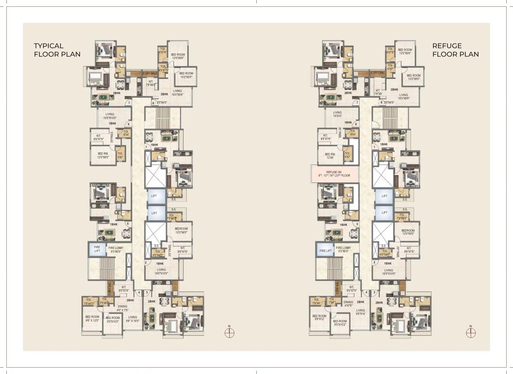 Triveni Grande Floor Plans & Layout