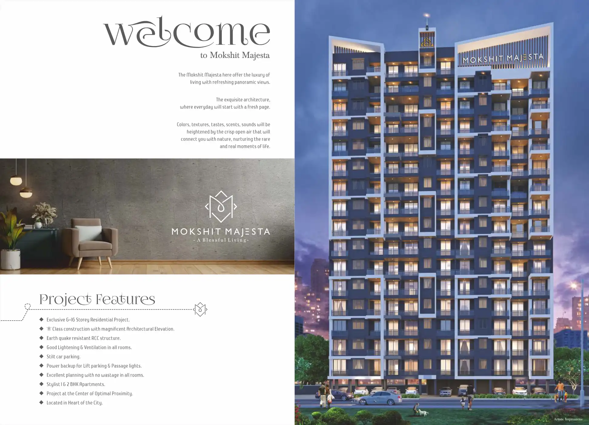 Mokshit Majesta project blurred background