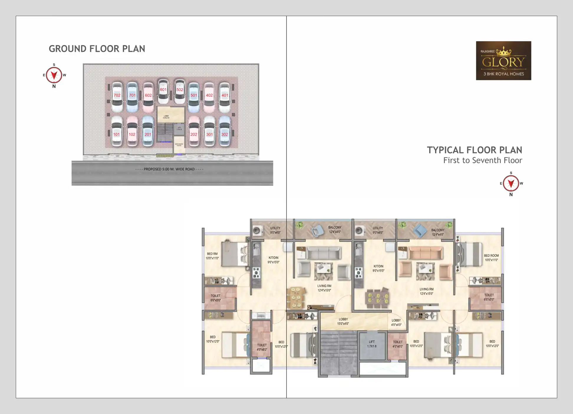Krishna Glory Floor Plans & Layout