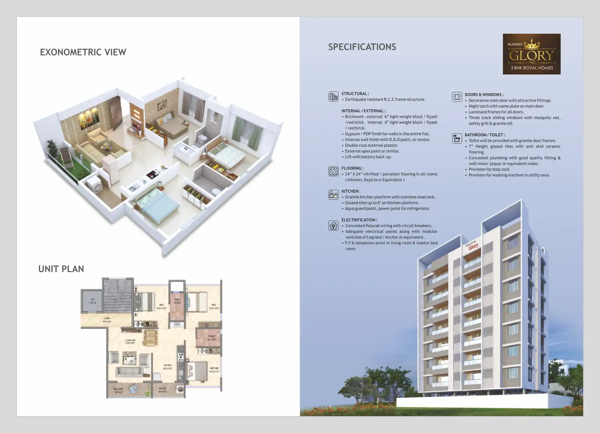 Krishna Glory Floor Plans & Layout