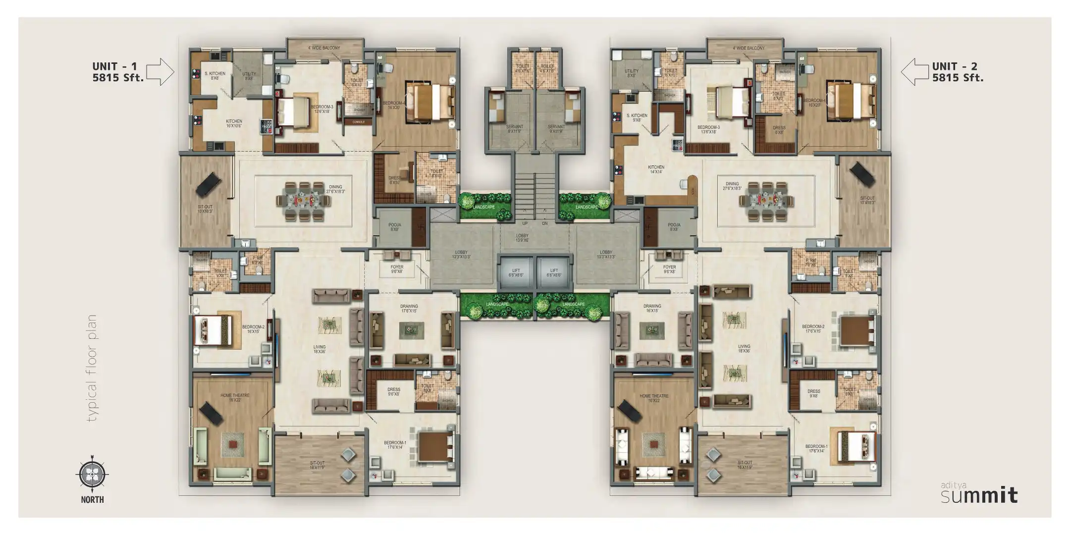 Aditya Sunshine Floor Plans & Layout