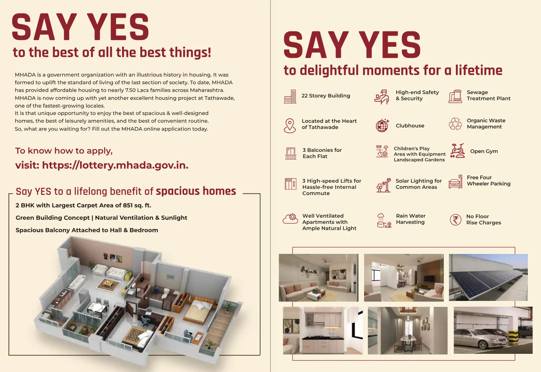 Mhada Floor Plans & Layout