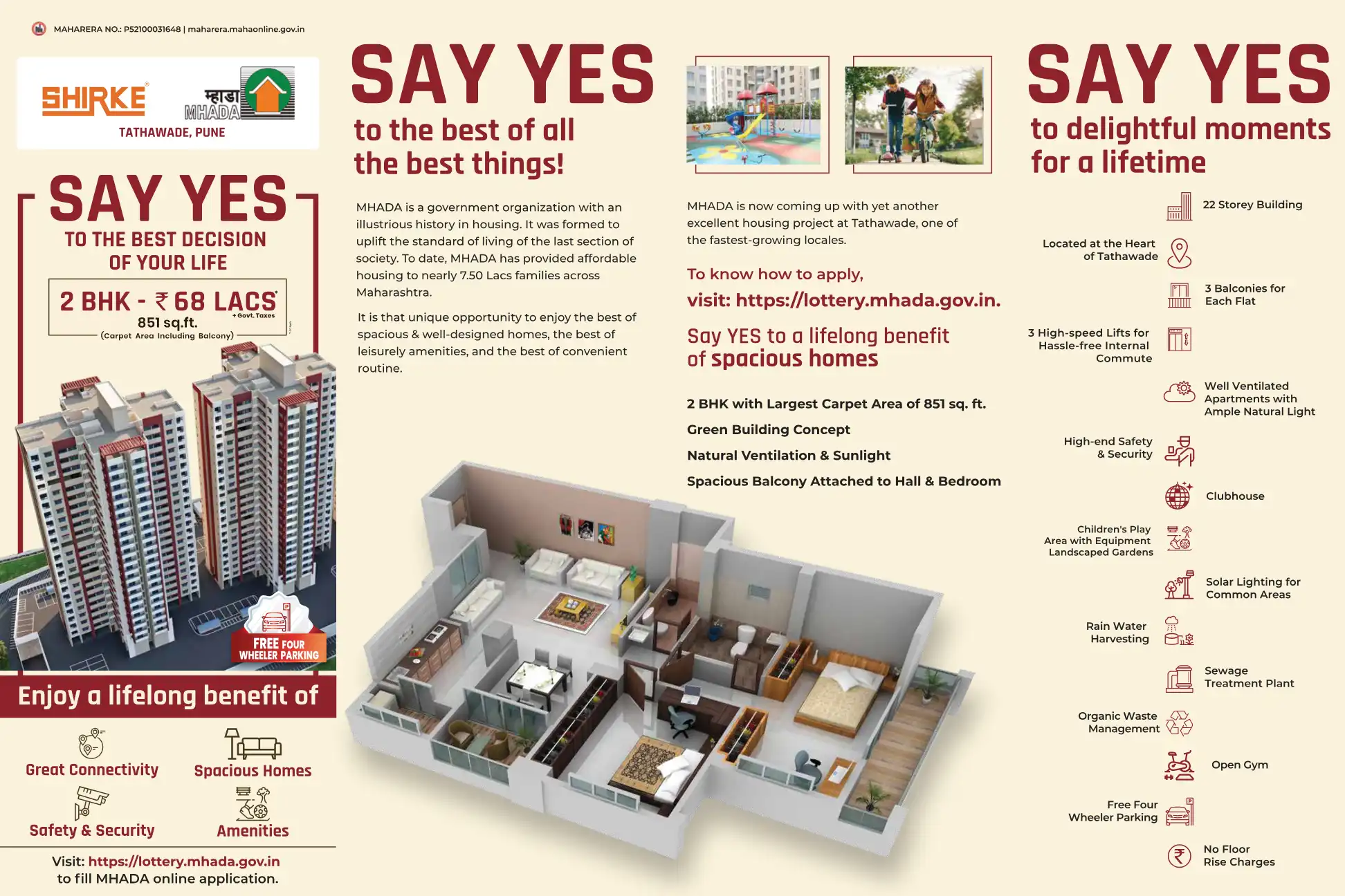 Mhada Floor Plans & Layout
