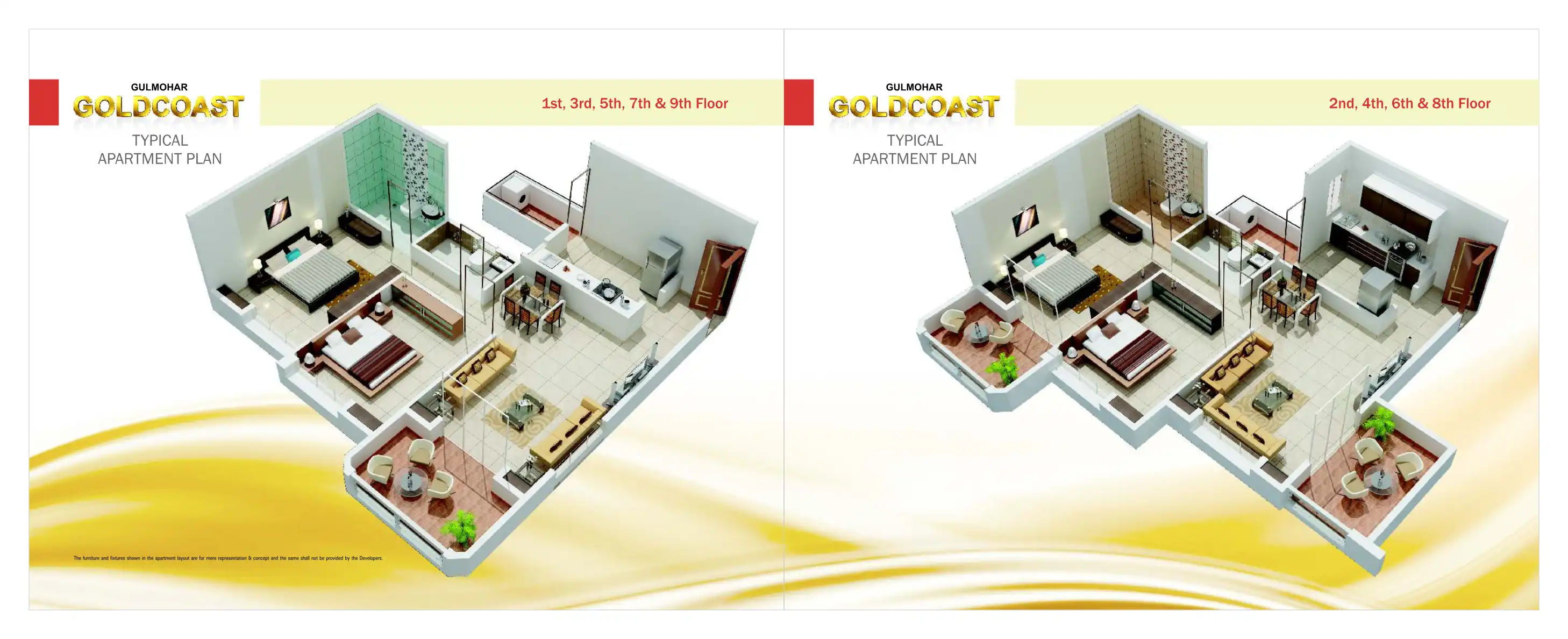 Gulmohar Goldcoast Floor Plans & Layout