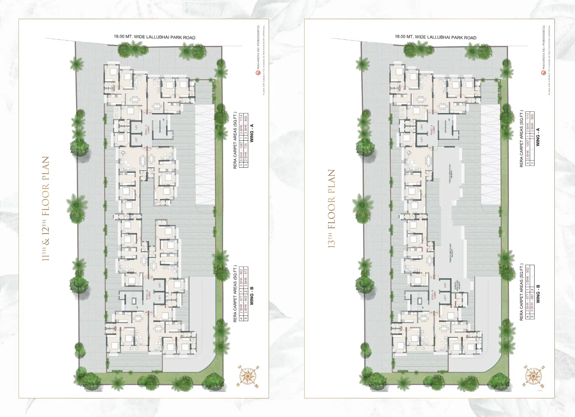 Platinum Park Society Floor Plans & Layout