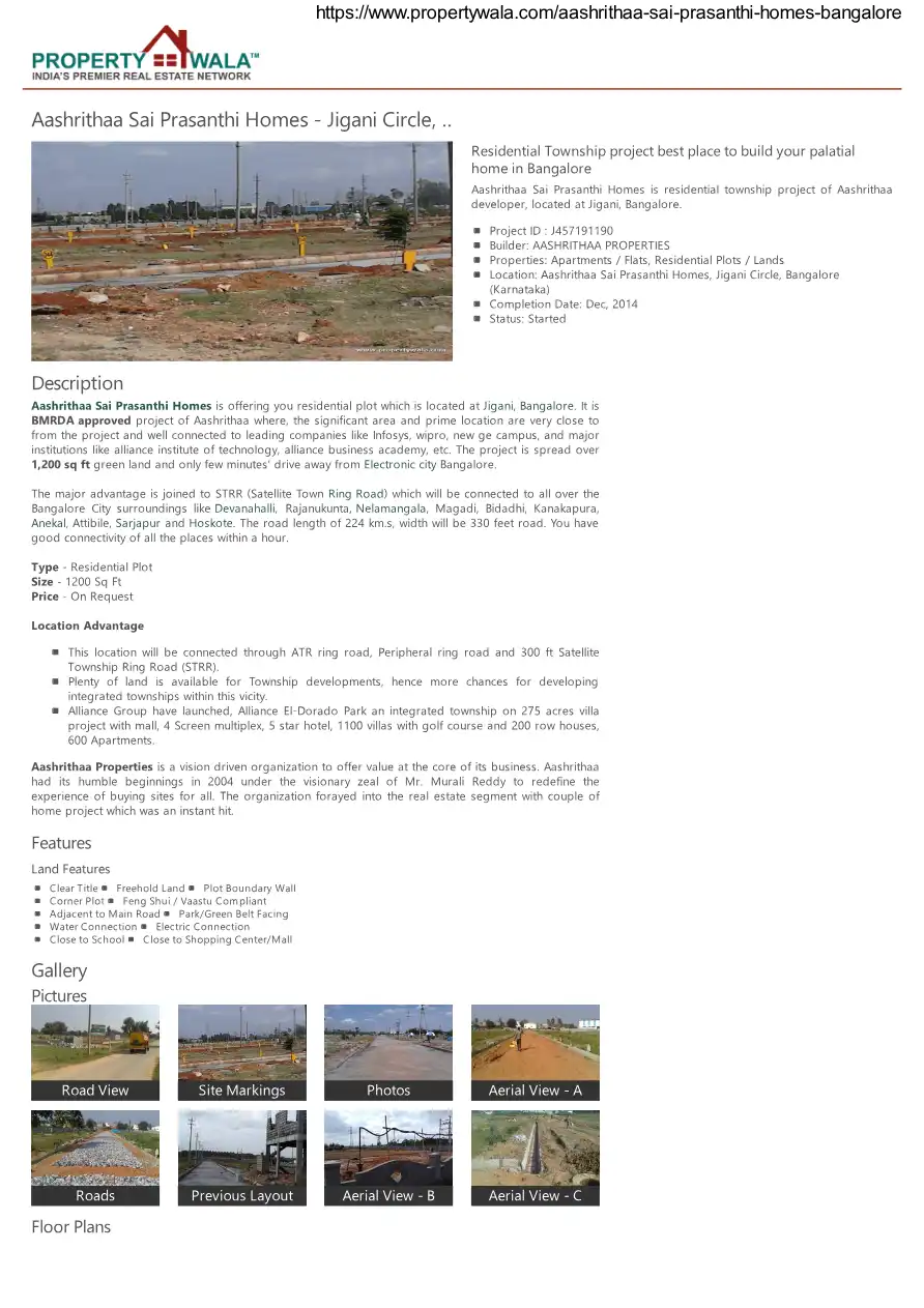 Aashrithaa Green City