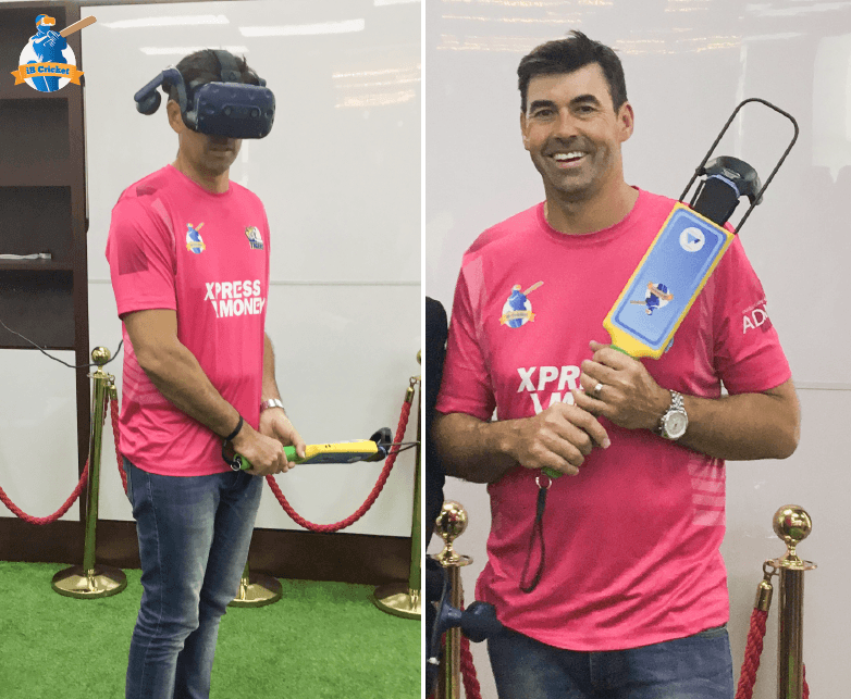 Stephen Fleming was overjoyed after experiencing the world’s most immersive VR cricket!