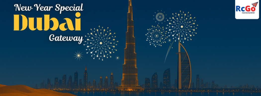 🌆 Dubai skyline with fireworks – RcGo New Year Tour